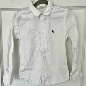 H&M white boy shirt 6-7